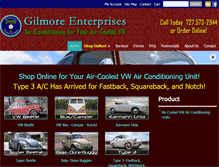Tablet Screenshot of gilmore-enterprises.net